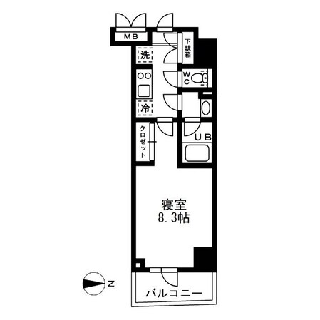 亀戸駅 徒歩3分 14階の物件内観写真